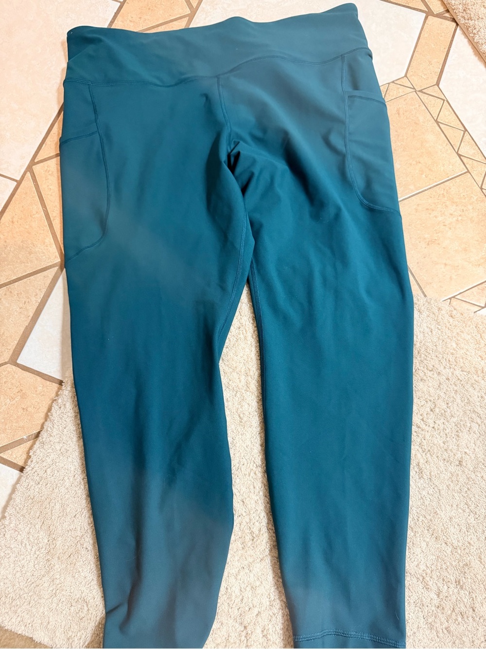 Old Navy PowerSoft High Rise Pocket Leggings Teal Women’s 2X